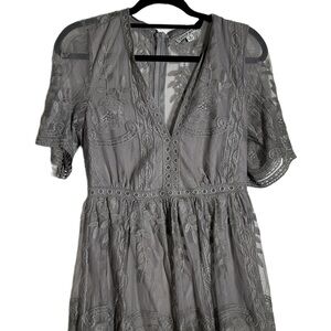 Grey mini dress